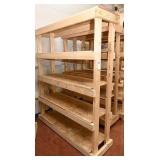 Section Of Wood Shelving