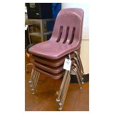 Stack-able classroom chairs