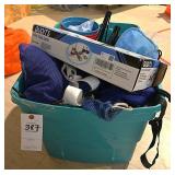 Tote Of Assorted Ring Toss & Other Games