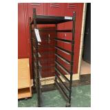 A Modern Rolling Lab Tray Cart