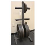 Weight Room Plates & Stand