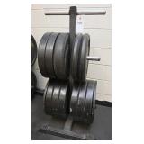 Athletic Room Bumper Plates & Stand