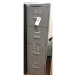 A Hon 4 Drawer Steel File Cabinet