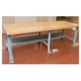 Commercial Butcher block work table