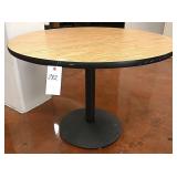 A Round Cafe Table