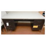 A Hon 2 Drawer Steel File Cabinet