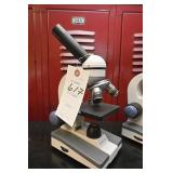 An Am Scope Portable Student Microscope