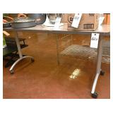6ft rolling table on castors