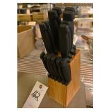 14 pc knife set w/ block