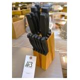 14 pc knife set w/ block
