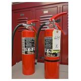 2 Sentry Fire Extinguishers