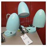 3 Gooseneck LED Desk Lamps