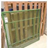 A Pair Of Steel Mesh Platforms