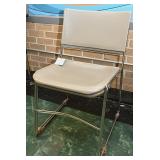 2 Modern Stacking Office Chairs