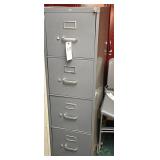 A Hon 4 Drawer Steel File Cabinet