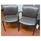 2 Matching Modern Chairs