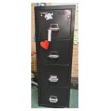 A Fire King 25 4 Drawer File Cabinet