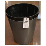 (2) Metal Trash containers
