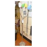 Multi colored floor lamp