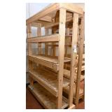 Section Of Wood Shelving