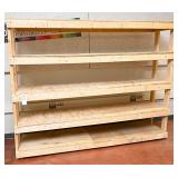 Section Of Wood Shelving