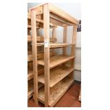 Section Of Wood Shelving