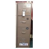 A Hon 4 Drawer Steel File Cabinet
