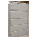A Hon 5 Drawer Lateral File Cabinet