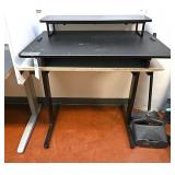A Work Station & Stand Up/Down Desk