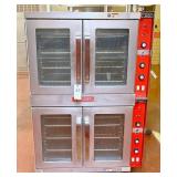 A Vulcan Double Stack Commercial convection oven