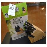 Chicago Cutlery 15 Pc knife set w/ block