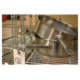 (2) Stainless steel frying pans