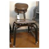 2 Stacking Student Chairs