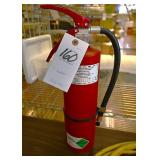 Nitrogen compressed fire extinguisher