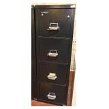 A Fire King 4 Drawer File Cabinet