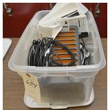 A Tote Of TI Nspire CX Charging Stations