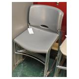 6 Modern Stacking Chairs