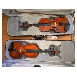 2 Full Size Violins