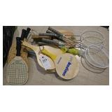 17 Pickle-Ball & Badminton Rackets