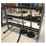 A Dumbbell Stand and Iron Bases