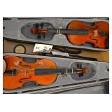 2 Full Size Violins