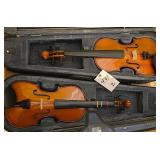 2 Full Size Violins