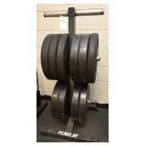 Athletic Room Bumper Plates & Stand