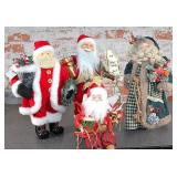 4 Nostalgic Santa Figures