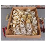 Gold and Cream Christmas Ornaments