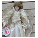 Vintage Porcelain doll in Wedding Dress