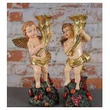 Silvestri Cherub Candle Holders