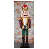 A Large Carved Wood Nutcracker