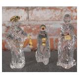 Christmas Crystal Figurines