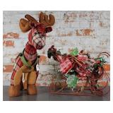 Christmas Reindeer & Sleigh